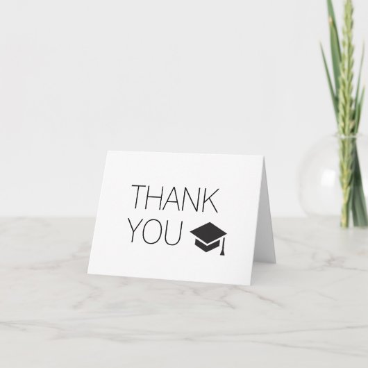 Vielen Dank von der Graduate Dankeskarte (Vorderseite)