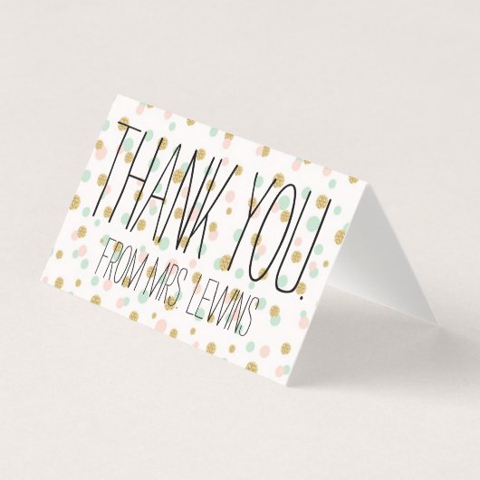 Vielen Dank von Frau (Lehrerin) Newly Bride (Vorderseite)