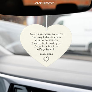 Vielen Dank von meinem Vater Car Autolufterfrischer