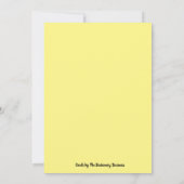 Vielen Dank von unten Herz flach Danke Karte (Rückseite)