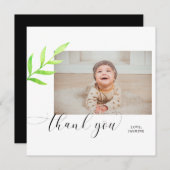 Vielen Dank Watercolor Baby Eleganswashes Einfach (Vorne/Hinten)