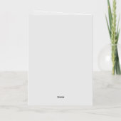 Vielen Dank Watercolor Nachtgarten - Türkis (Rückseite)