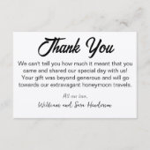 Vielen Dank_Wedding Gäste danke Ihnen Karten (Vorderseite)