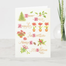 Vielen Dank Weihnachten Weihnachten Natur Dankeskarte