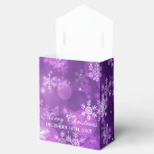 Vielen Dank Weihnachtsfeiertag Sparkle Lila Geschenkschachtel (Geöffnet)