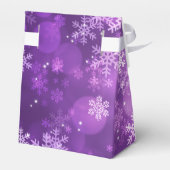 Vielen Dank Weihnachtsfeiertag Sparkle Lila Geschenkschachtel (Rückseite)