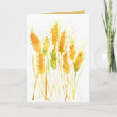 Vielen Dank, Weizen Getreide Landwirtschaft Crop Karte (Vorderseite)