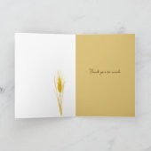 Vielen Dank, Weizen Getreide Landwirtschaft Crop Karte (Innenseite)