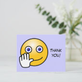 Vielen Dank! Wellengefühls Postkarte (Stehend Vorderseite)