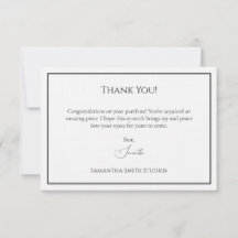 Vielen Dank, wenn jemand Ihre Kunstvorlage kauft