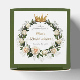 Vielen Dank White Roses & Baby's Atem Geschenkschachtel