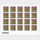 Vielen Dank Zebra Hollyhock Blume #2 Stickers (Blatt)