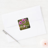 Vielen Dank Zebra Hollyhock Blume #2 Stickers (Umschlag)