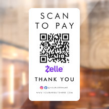 Vielen Dank Zelle Modern Scan zu bezahlen QR Code 