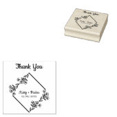Vielen Dank Zitat Diamond und Wildblumen Hochzeit Gummistempel (Stempel)