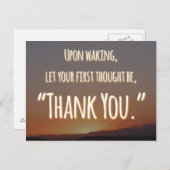 Vielen Dank Zitat Postkarte (Vorne/Hinten)