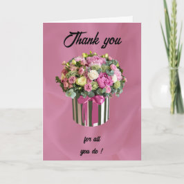 Vielen Dank zum Tag des Verwaltungspersonals Karte