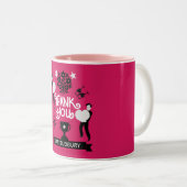 Vielen Dank Zweifarbige Tasse (VorderseiteRechts)