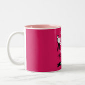 Vielen Dank Zweifarbige Tasse (Links)