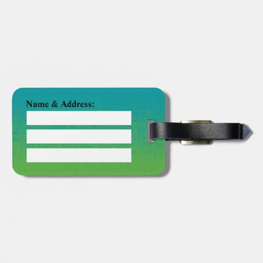 Vielfaches Gepäckstück Gepäckanhänger (Rückseite horizontal)