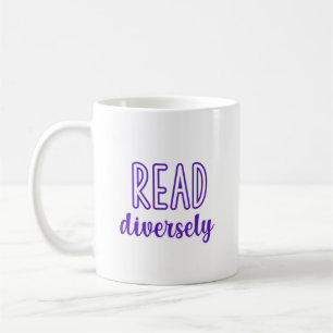 Vielfalt beim Lesen Kaffeetasse