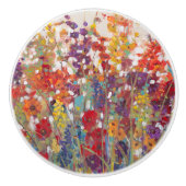 Vielfalt der Blume Keramikknauf (Vorderseite)