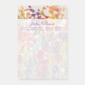 Vielfalt der Blume Post-it Klebezettel (Vorderseite)