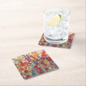 Vielfalt der Blume Rechteckiger Pappuntersetzer (Vor Ort)