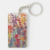 Vielfalt der Blume Schlüsselanhänger (Rückseite)