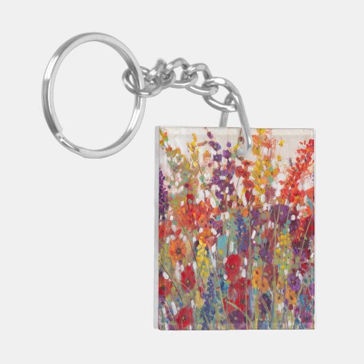 Vielfalt der Blume Schlüsselanhänger (Vorderseite links)
