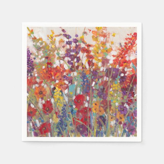 Vielfalt der Blume Serviette (Vorderseite)