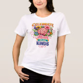 Vielfalt der Gedanken Tri-Blend Shirt (Vorderseite)