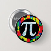 Vielfalt der Pi-Day-Symbole Button (Vorne & Hinten)