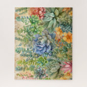 Vielfalt der Sukkulente Puzzle (Vertikal)