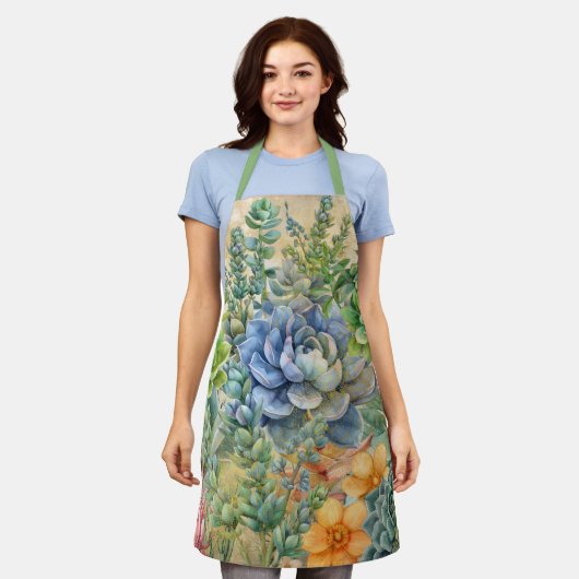 Vielfalt der Sukkulente Schürze (Getragen)