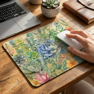 Vielfalt der Sukkulenten Mousepad