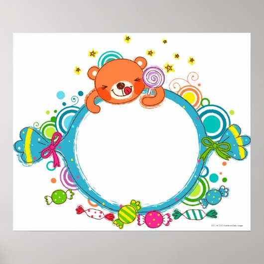 Vielfalt der Süßspeisen Poster (Vorne)