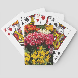Vielfalt der Tulipen Spielkarten