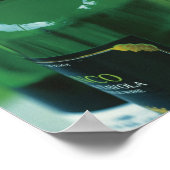 Vielfalt der Weinflaschen Poster (Ecke)