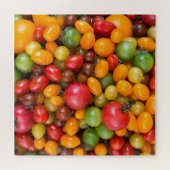 Vielfalt des Gartens Frische bunte Tomaten Puzzle (Horizontal)