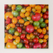 Vielfalt des Gartens Frische bunte Tomaten Puzzle (Vertikal)