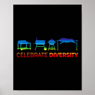 Vielfalt feiern - Bbq  Poster