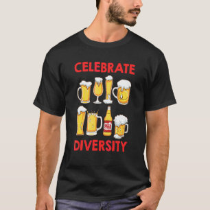 Vielfalt feiern Biertrinker Craft Beer 2 T-Shirt