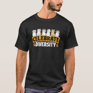 Vielfalt feiern - Katzenbesitzer Tierliebhaber Tie T-Shirt
