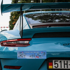 Vielfalt, Gleichheit und Inklusion Pistolen-Aufkle Autoaufkleber