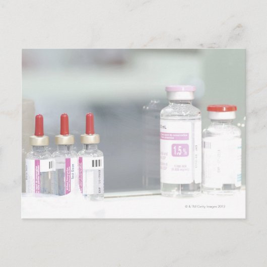 Vielfalt medizinischer Lösungen Postkarte (Vorderseite)