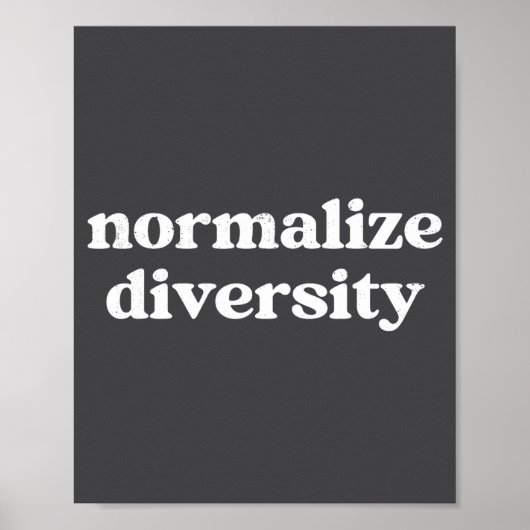 Vielfalt normalisieren poster (Vorne)