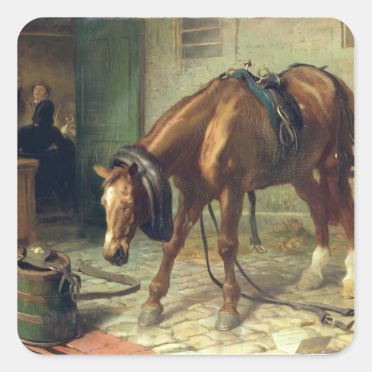 Vielfalt Quadratischer Aufkleber (Vorderseite)