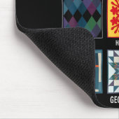 Vielfalt Quilten Handwerk Patchwork feiern Mousepad (Ecke)