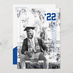 Vielfalt Sport Thema 2 Foto Graduation Party Einladung